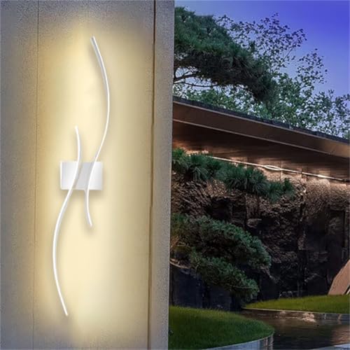 Applique murale LED extérieure 100cm noir lumière blanche IP65 - 7