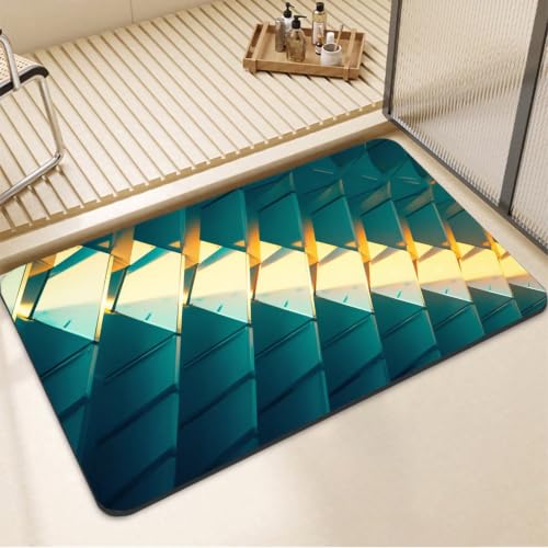 Tapis de bain antidérapant absorbant séchage rapide lavable grand format