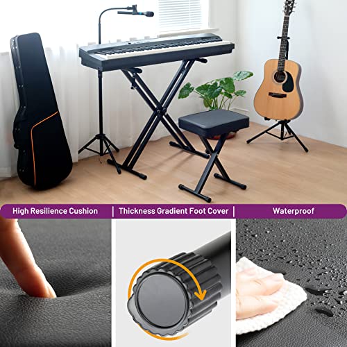 CAHAYA Banc de Clavier Premium 7CM Coussin Rembourré Épaisseur X-Style Banc de Piano 3 Hauteur Réglable Clavier Premium Tabouret Chaise Siège pour Claviers Numériques Électroniques Pianos CY0296 - Les Beatles, Paul McCartney, John Lennon, RIngo Starr, George Harrison CAHAYA Banc de Clavier Premium 7CM Coussin Rembourré Épaisseur X-Style Banc de Piano 3 Hauteur Réglable Clavier Premium Tabouret Chaise Siège pour Claviers Numériques Électroniques Pianos CY0296 – Image 8