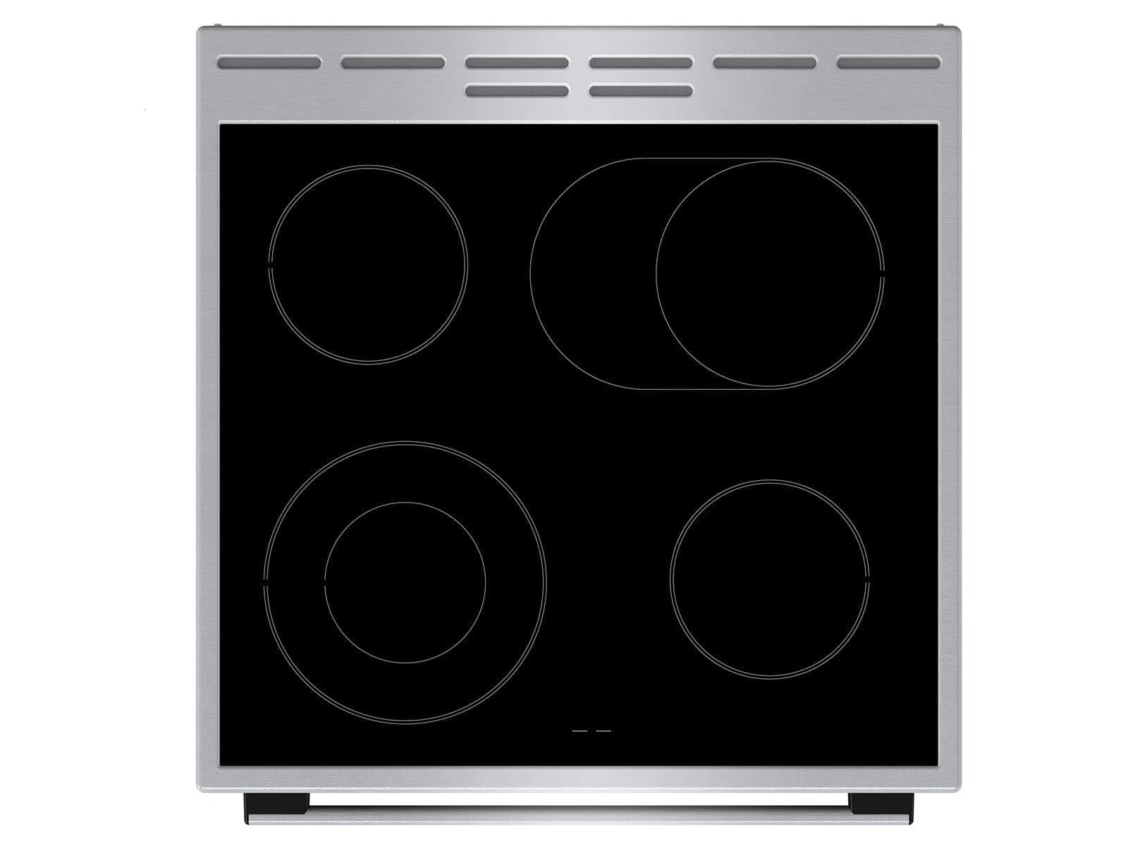 Gorenje GECS6C 70 XPA elektryczna kuchenka stojąca z płytą ceramiczną 60 cm / 71 litrów/ExtraSteam/GentleClose/AirFry/chowane przetyczki/AquaClean/PerfectGrill/teleskopowe prowadnice/stal