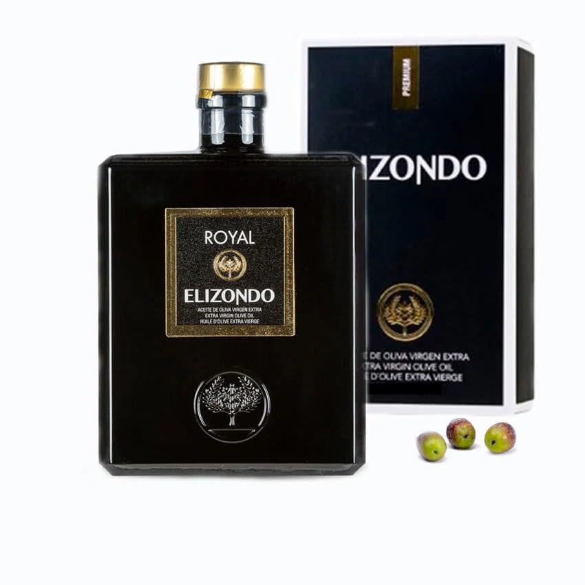ELIZONDO | Aceite de Oliva Virgen Extra Variedad Royal 1 Litro (Con estuche)