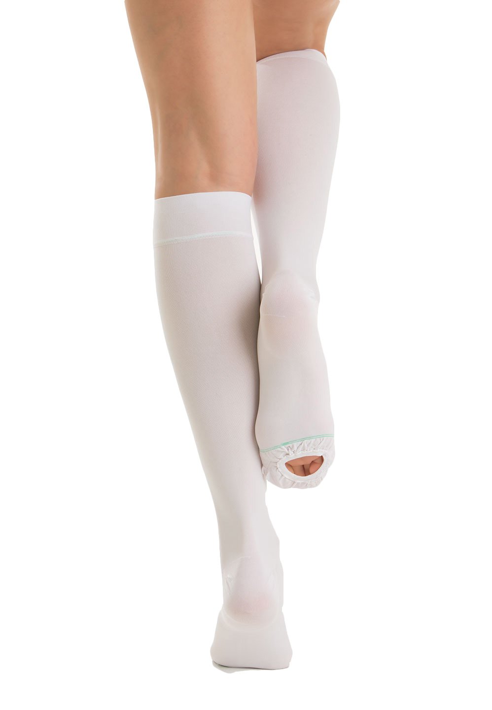 Relaxsan Antiembolism M2350A (2 works - White, M) Anti-embolism knee high socks with inspection hole - K1-18-23 mmHg - Image 4