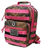 Nexpak 14' Tactical Military Camping Hiking Outdoor Backpack w/MOLLE straps DP314 DCPK Pink Hunters...