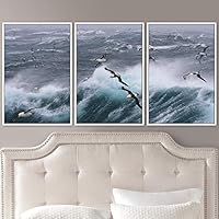 3 Piece Framed Canvas Wall Art Birds Canvas Prints Home Artwork Decoration for Living Room,Bedroom - 16