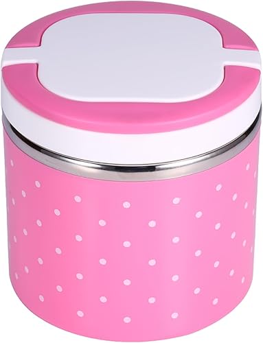 Miniatura 9 de Aramox Caja de almuerzo térmica térmica de 1 capa de aislamiento de acero inoxidable Contenedor de comida Contenedor caliente Bento Fiambrera