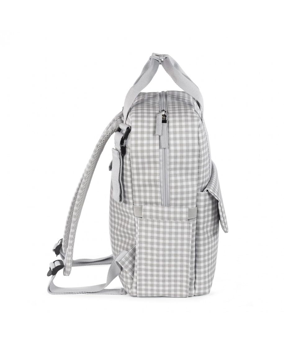 ZAINO I LOVE VICHY GRIGIO PASITO A PASITO