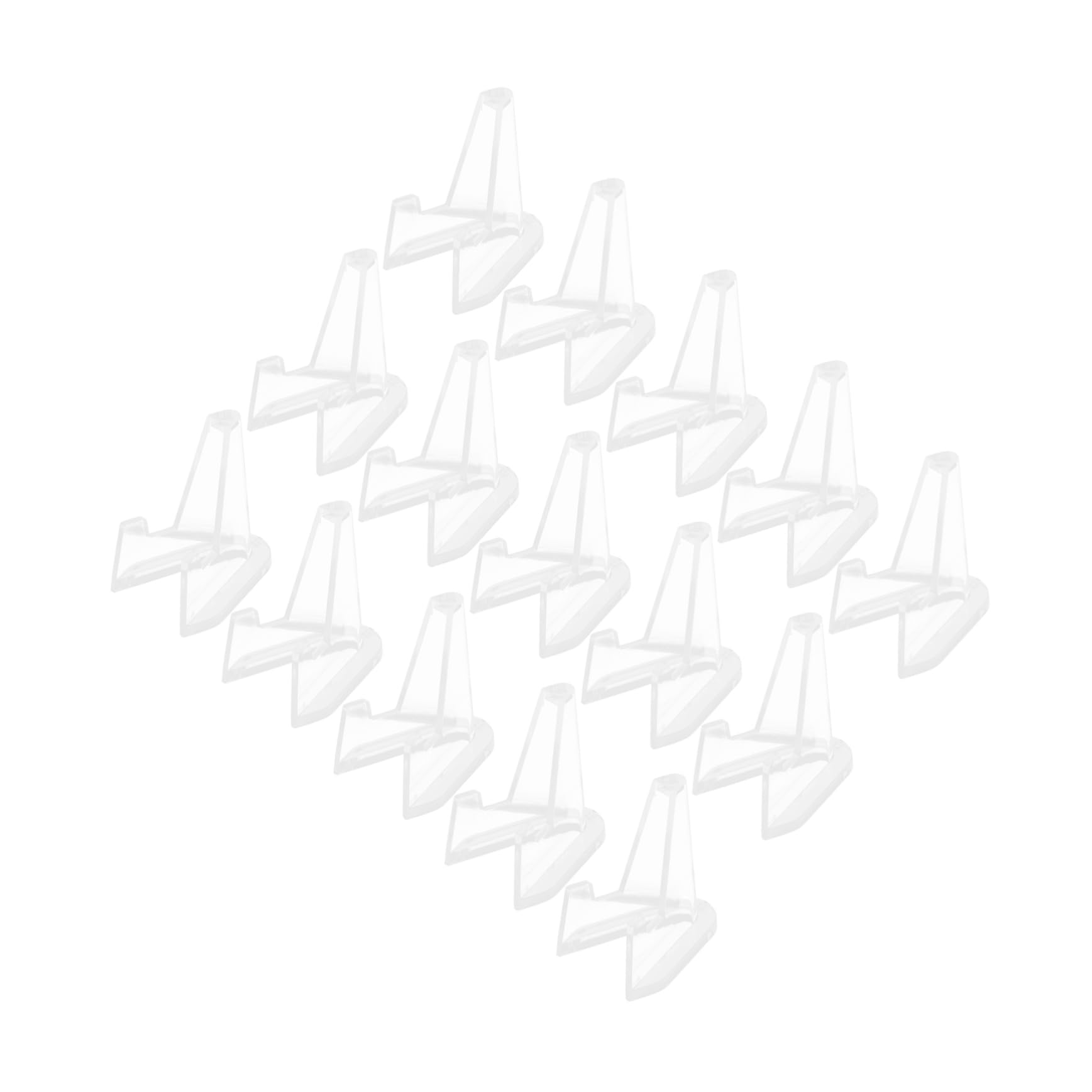 VANZACK 20pcs Guitar Pick Holder Clear Display Stand for Plectrum Storage Design for Stability for Guitar and Ukulele Picks Storage