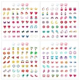 AUGSUN 240 Piece Sticker Earrings Stick on Earring for 3D Glitter Gems Stickers Self-Adhesive Sticky Earrings