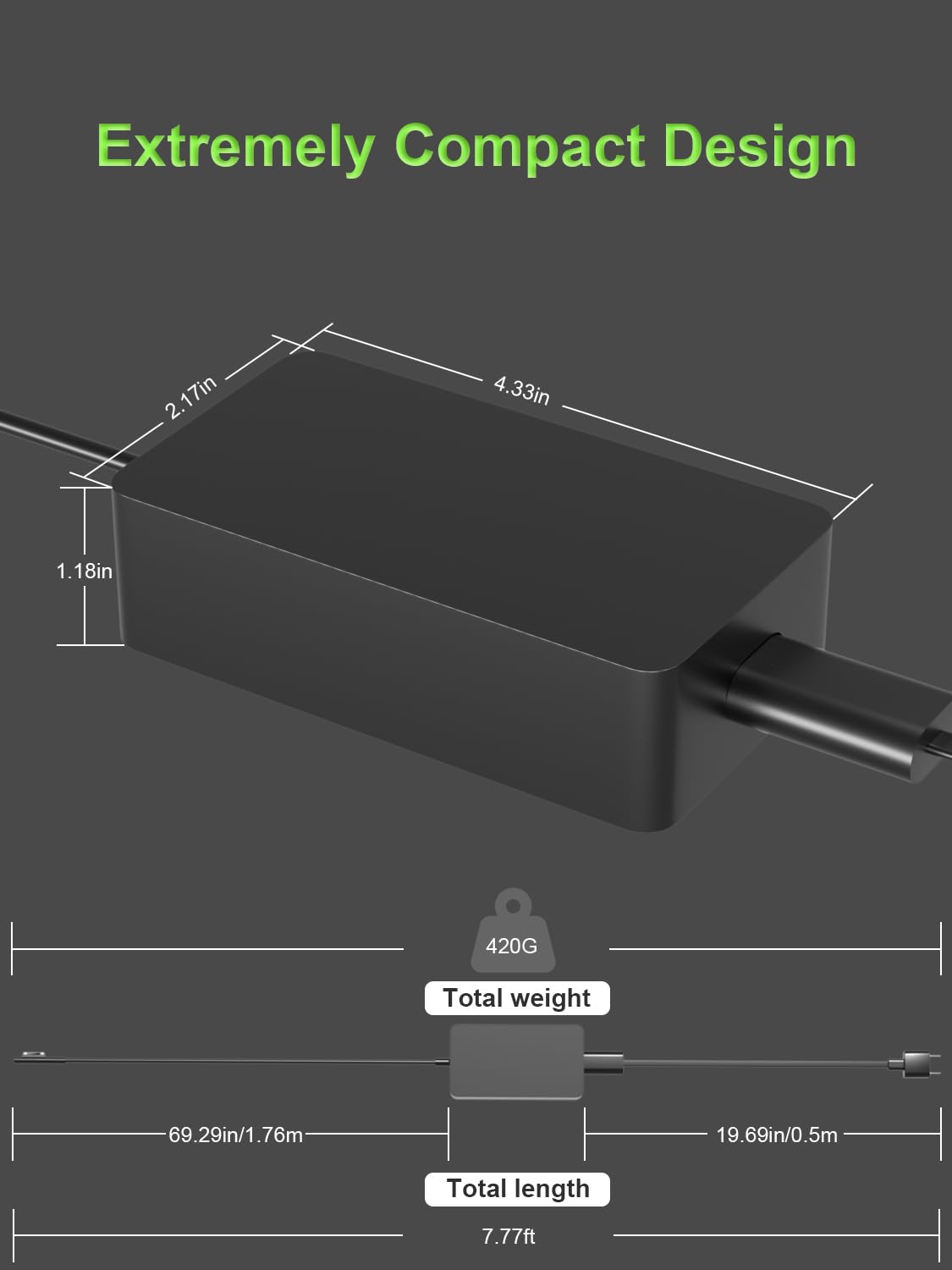 127W Caricatore Compatibile Con Microsoft Surface Studio Go 1 2 3 Book 3 2 1 Laptop 7 6 5 4 3 2 1 Surface Pro 10 9 8 7 7+ 6 5 4 3 X Portatile Adattatore Di Ricarica