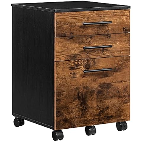 HOOBRO Mueble Archivador con 3 Cajones y Archivador Colgante Cover