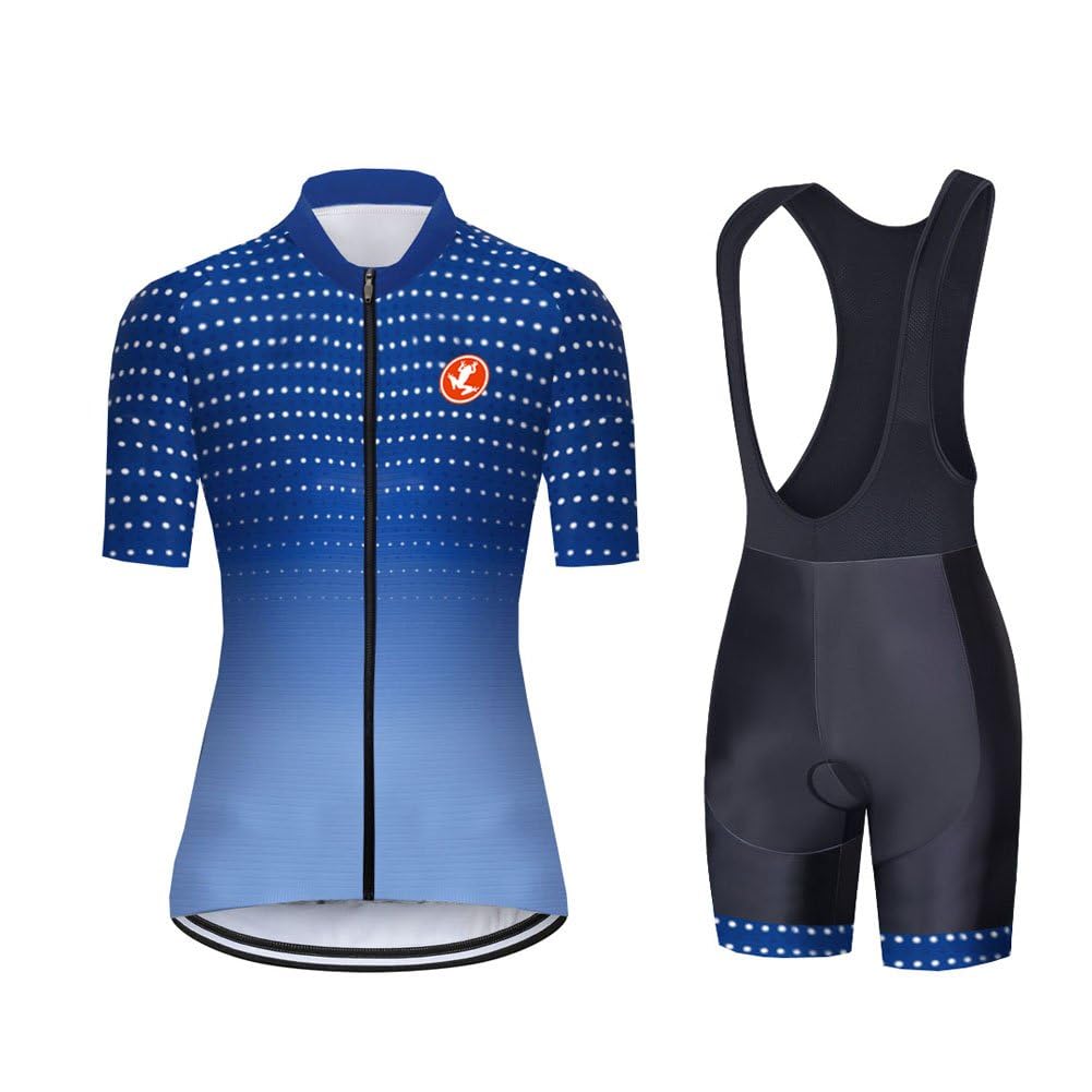 UGLY FROG Completo da Ciclismo da Donna, con Pantaloncini, Abbigliamento Estivo per Bici da Strada