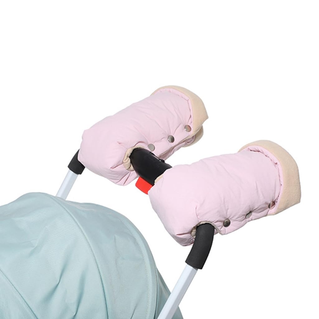 1 Pair Baby Strollers Gloves Comfortable Warm Mittens Windproof Pram Shopping Cart Hand Muffs Split Cart Hand Warmer