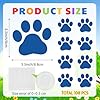 Geyee 108 Pcs Paw Prints Cutouts Paw Bulletin Board Decorations 3.5'' Mini Colorful Paper Cutouts for Educational Craft Wall Decor Party Favor Supplies #2