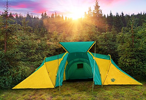 Carpa para camping de verano 9 personas impermeable miniatura 3