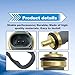 SYudwen 06A-919-501-A Coolant Temperature Sensor Compatible with VW Touareg Beetle Jetta Passat Golf GTI Eos, Audi TT A3 S6 A4 Quattro Q7 S5 A6 Engine Temperature Sensor Sender