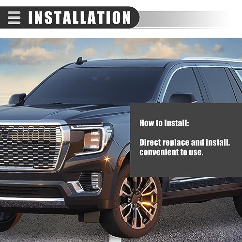 Image of Motoforti Wheel Lug Nut Cover,for GMC Yukon 1992,1995-1998,2003-2007,2009-2010,2012,2014,Plastic,15646250,Black,24 Pcs