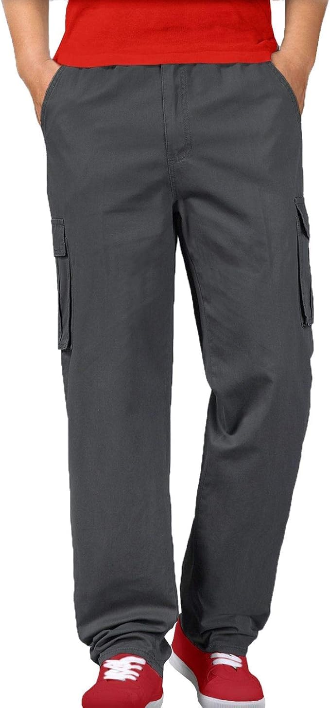 Men's Grey 3 In 1 Trousers Shorts Zip Off Combat Cargo Summer Work Jogging Pants M-3Xl[,L]