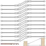 [Patent]CKE 20 Pack T316 Stainless Steel 180° Adjustable Angle Cable Railing Swage Threaded Stud Tension End Fitting Terminal for 1/8' Wire Rope Cable Railing Kit Hardware for 2x2, 4x4, 6x6 Wood Post