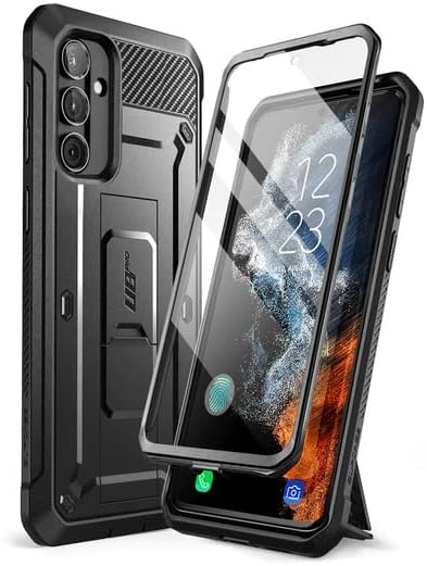 Miniatura 4 de SUPCASE Funda para Samsung A34 5G con soporte (Unicorn Beetle Pro), protector de pantalla integrado y clip para cinturón Funda protectora resistente