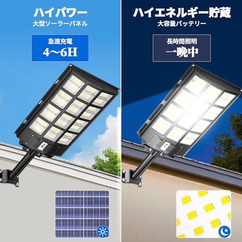 Gefolly ソーラーライト 屋外 街灯 SL-6000W の商品画像 5
