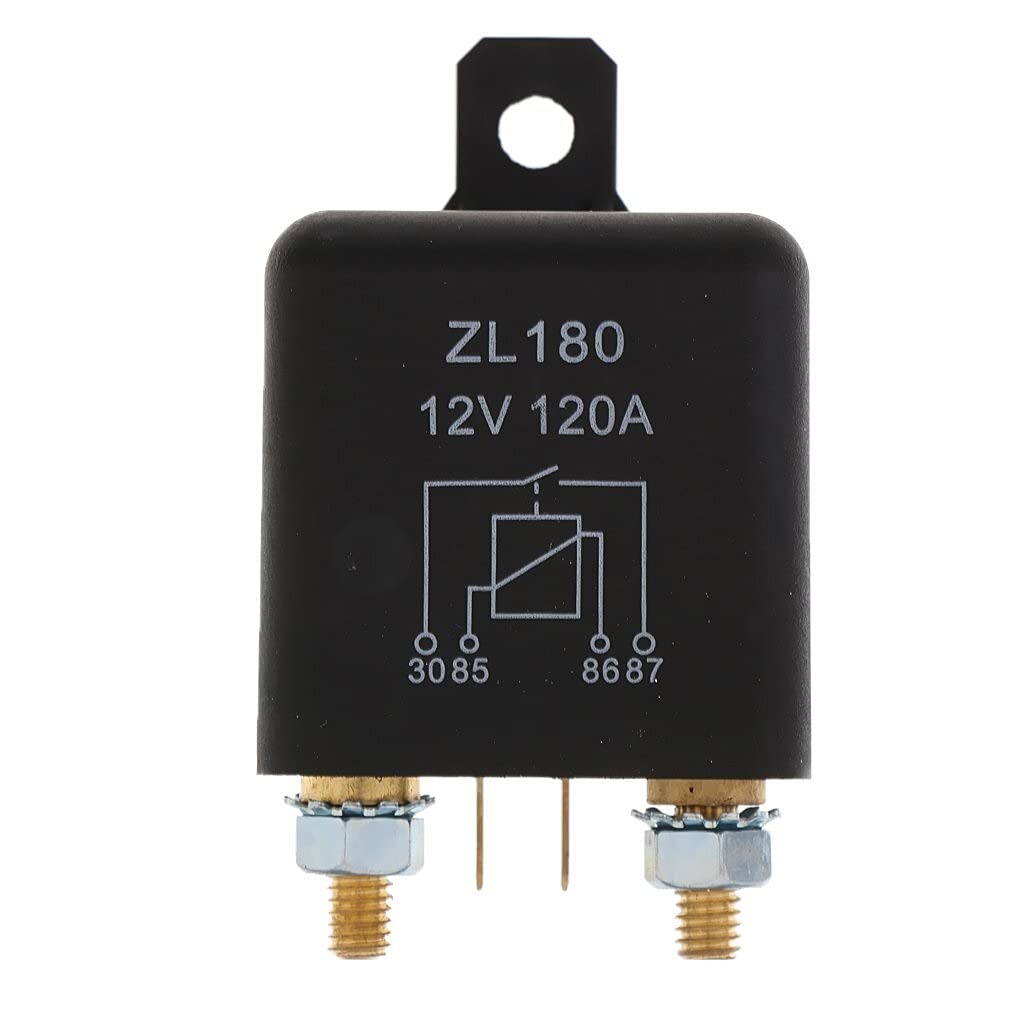Buy ZJNJN High Current DC12V 120A 4Pin Relay On/Off Switch For Race