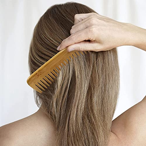 YANBAO Pettine nel Legno Massello Spesso Pettine