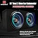 H YANKA BSF-15-2 15 Inch Subwoofer - 2400W MAX Power 15 Inch Paper Cone Subwoofer Car Audio, Black Aluminum Basket, 2.5“ Dual Voice Coil 2 Ohm Impedance 15 Woofer for Cars