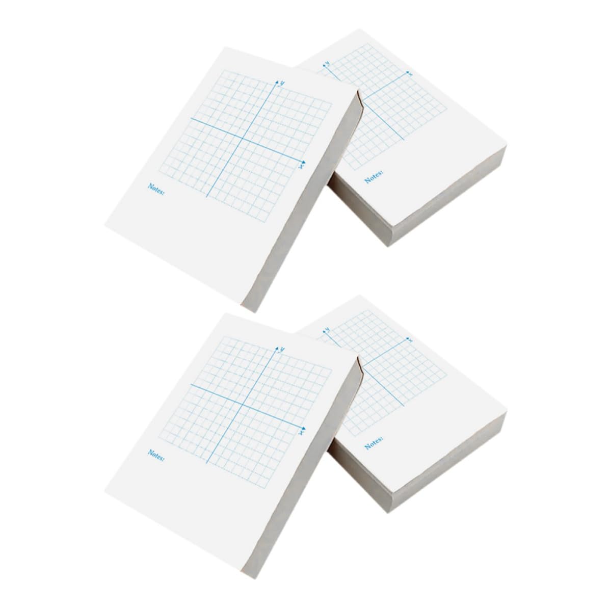 Papel cuadriculado y coordenadas XY COHEALI para ejercicios educativos en block portátil 8