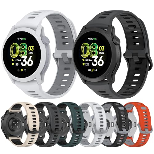6Pack correas de silicona compatibles con COROS smartwatch 22mm miniatura 1
