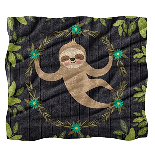 Couverture polaire paresseux un cadeau original de Noël