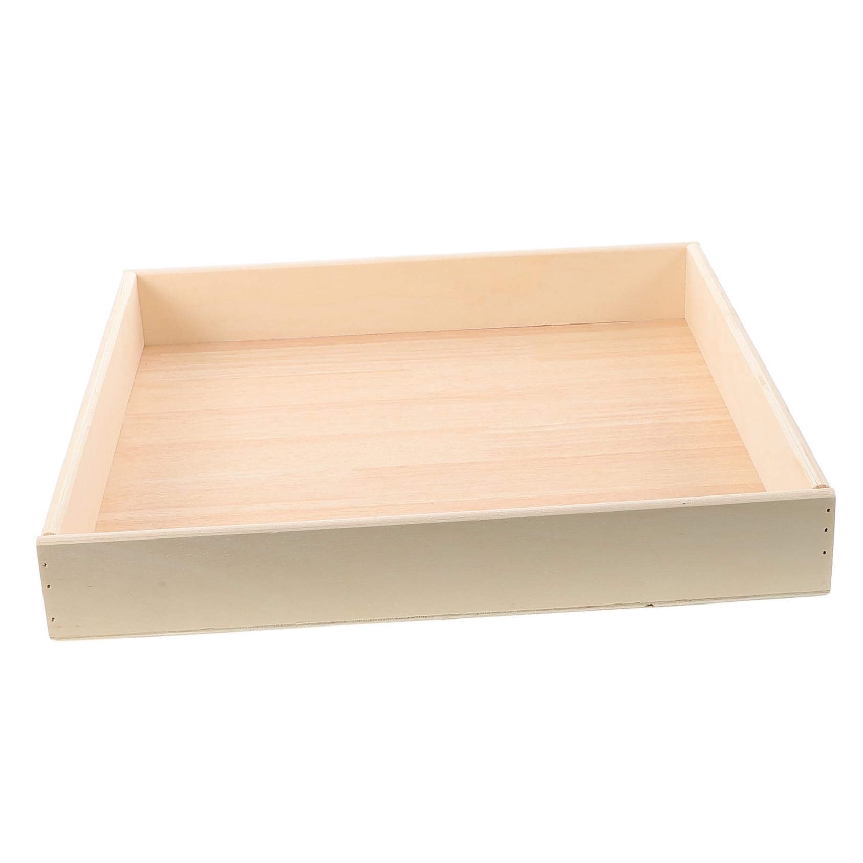 SUPVOX Caja De Arena Portátil para Niños Arenero Infantil para Exteriores 40x40x6 Cm Función De Almacenamiento y Fomento Creatividad