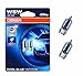 Produktbild 2x Osram Cool Blue Standlicht Lampen 12V 5Watt Fassung 2.1x9.5d Glassockellampen 2x W5W mit E Prüfzeichen