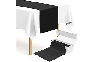 Fulmoon 14" x 100' Plastic Table Runners: The Ultimate Solution for Parties and Events