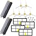 SAFETYON Recambios de Cepillos Filtros para iRobot Roomba, 20 Piezas, Compatible con Seire 800 805 860 861 870 871 880 885 890 900 960 961 964 966 970 980, Kit de Repuestos de iRobot Roomba