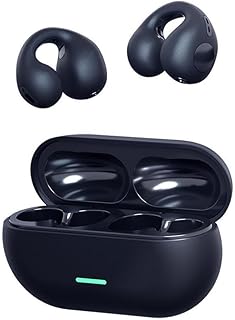 Wireless Earbuds,Open Ear Wireless Bluetooth Headphones Clip on Earbuds,Earbud & in-Ear Headphones,Wireless Sport Ear Buds,Bluetooth 5.3 Clip-on Earphones,30 Hours Playtime,for iPhone/Samsung