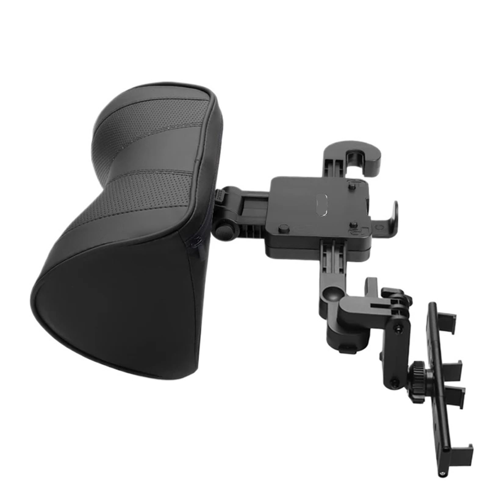 KAUWYEHD Car Seat Accessories Car Seat Headrest Cushion Multi-Function Neck Pillow Adjustable Auto Accessories(A09-black-F)