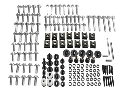 Anti-vibration vis boulons carénage Aprilia RSV4 RS125 argent
