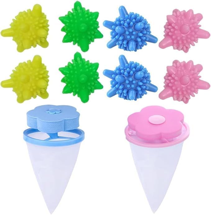 OTISTORES Washing Machine Hair Filter Cleaning Mesh Bag (2 Pcs) Silicone Washing Machine Laundry Balls Dryer Laundry Ball (10 Pcs) Laundry Balls Washing BallTangle-Free and Cleaning Power Washer Balls (B0D6BRRYN7) Amazon Price History, Amazon Price Tracker