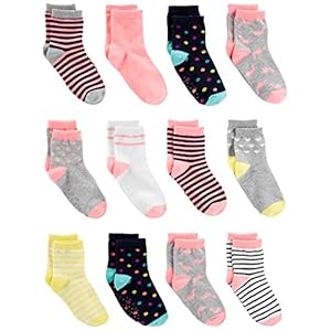 Simple Joys by Carter’s Infant-and-Toddler-Socks (Pack de 12) para Bebés