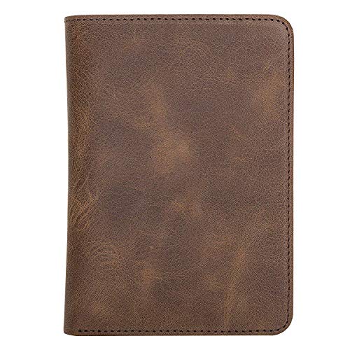 Law Enforcement Badge Wallet, All Leather, Fits Any Shape Badge-Saddle Brown (Pin Back)