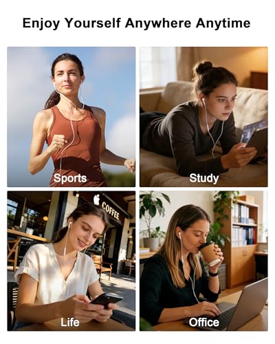 Image of [Apple MFi Certified] USB C Headphones Wired for iPhone 17 16 15 Pro Max | USB C Earphones /Earbuds with Mic & Remote Control Noise Cancelling Type C Ear Buds for iPhone 17 16 15 Pro Max, Galaxy S26