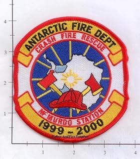 Antarctica - McMurdo Station Fire Crash Rescue Fire Dept Patch