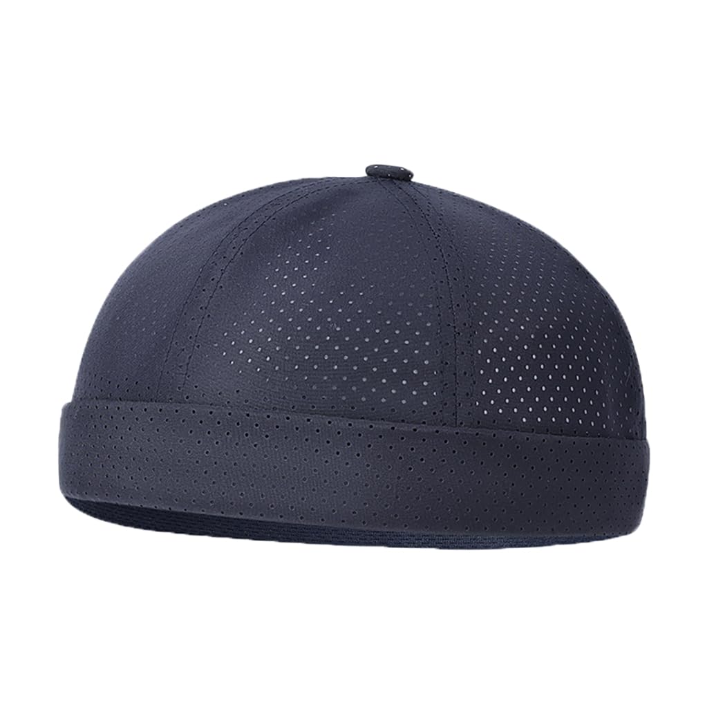 YAMEE Cappello Docker Uomo Estate Rete,Cappello Uomo Senza Visiera Casual