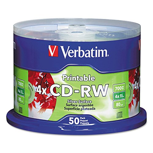 Ver95159 - Verbatim Datalifeplus 95159 Cd Rewritable Media - Cd-Rw - 4X - 700 Mb - 50 Pack Spindle #TOP15