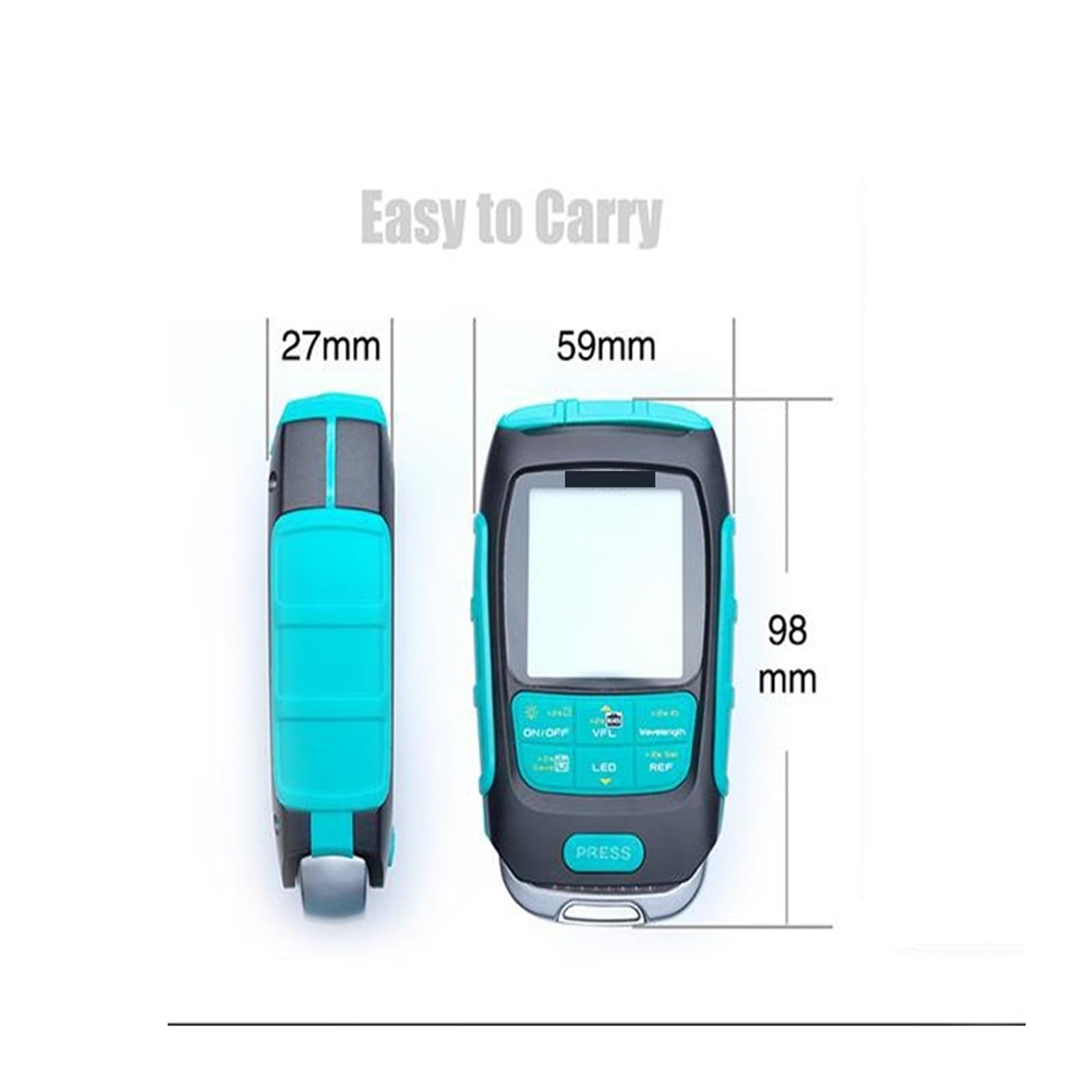 Miernik mocy optycznej, Wysokiej precyzji miernik mocy MT-7616 4 w 1 wielofunkcyjny optyczny tester piórkowy, tester awarii odłączonego kabla(MT-7616 30mW)