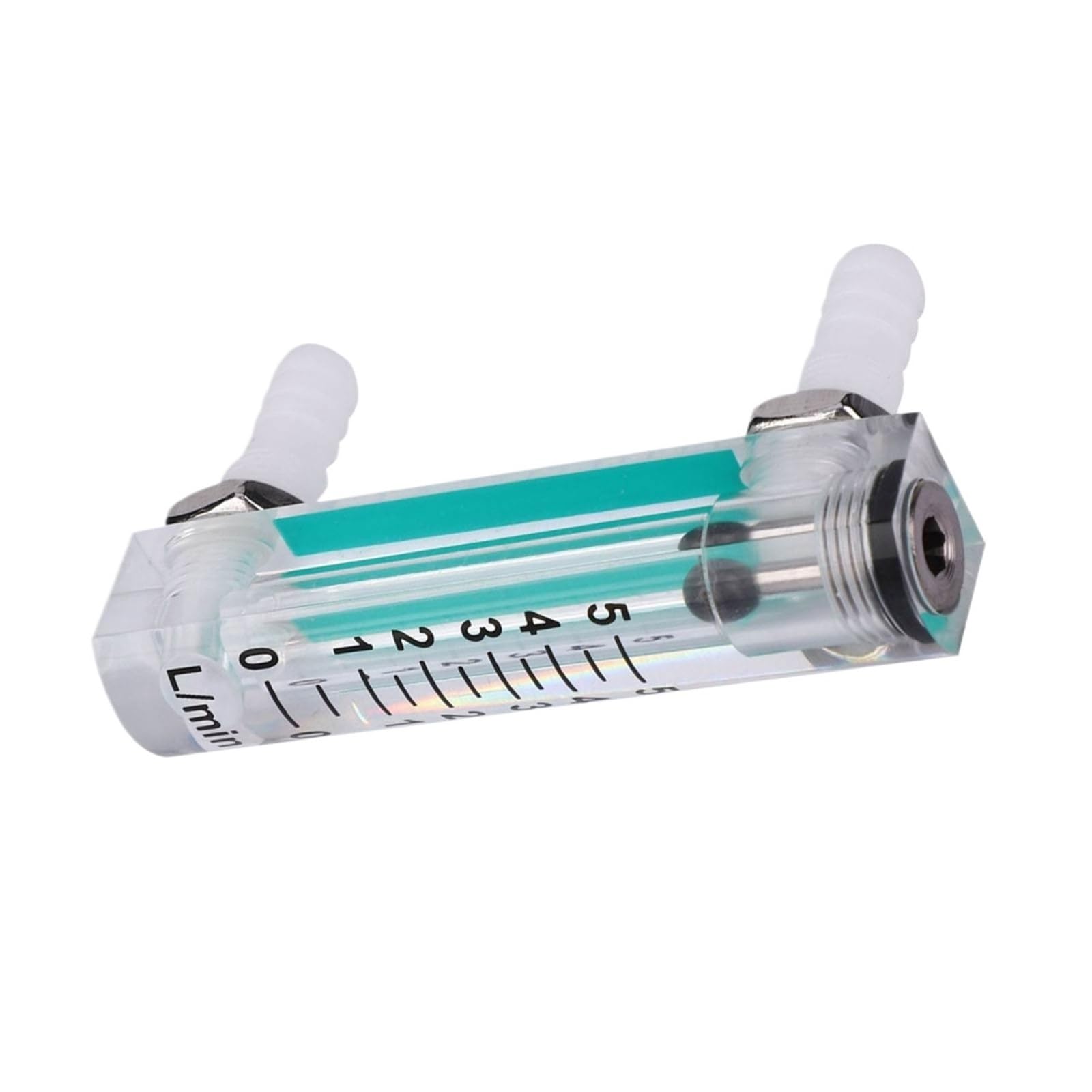 Medidor de flujo de gas, medidor de caudal de aire LZQ-1, medidor de flujo de oxígeno y dióxido de carbono de 1 a 5 LPM.