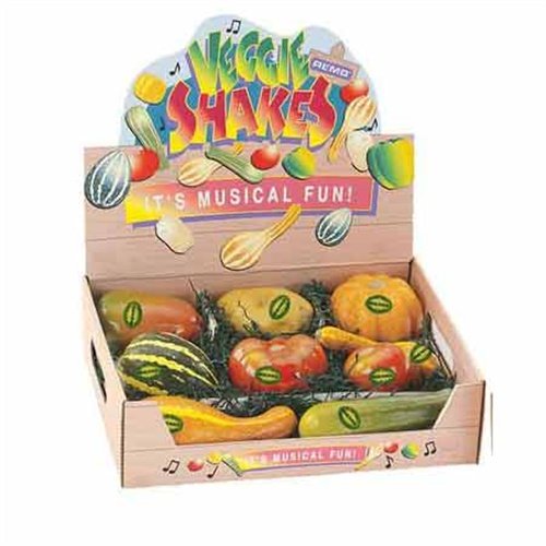 Remo Veggie Shakers 9Pc Dsply