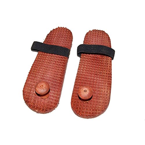 Online Haat Wood Accu Pressure Footwear (Brown) Amazon.in Health