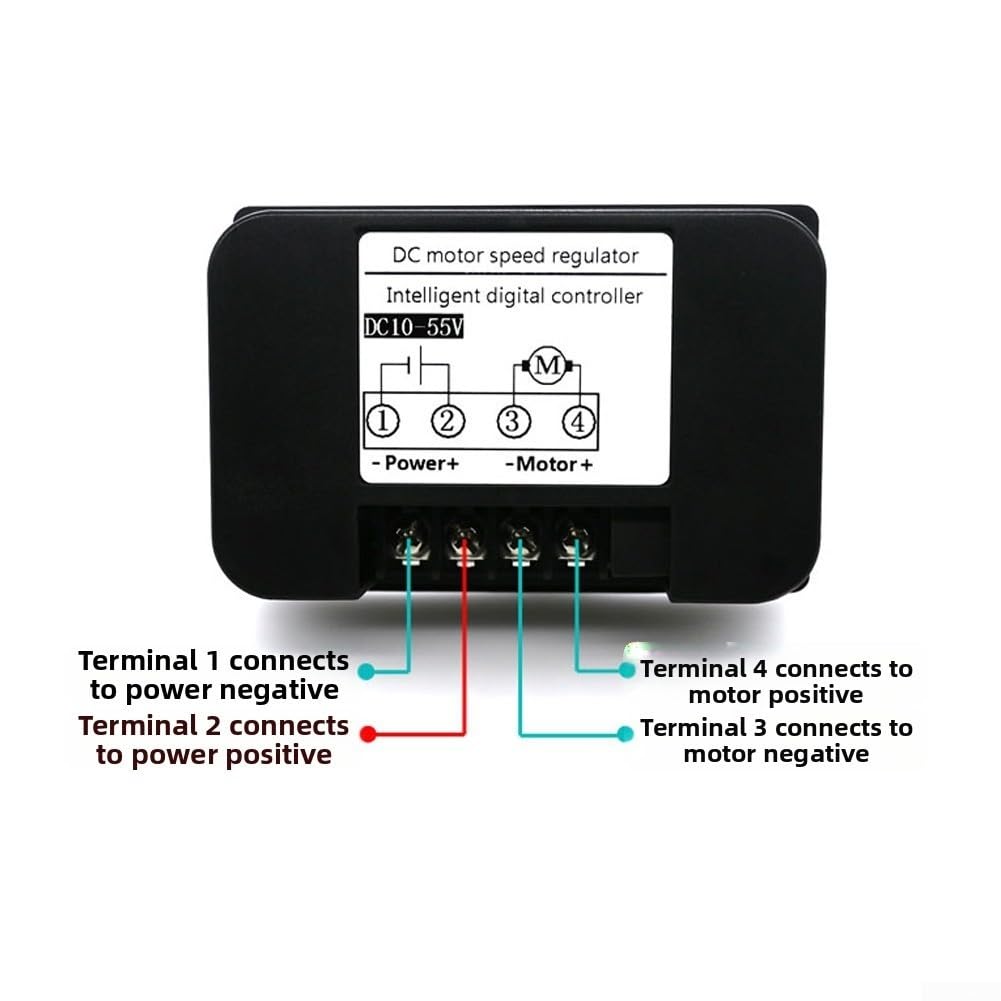 Regolatore motore DC 10-55V 30A con telecomando LCD