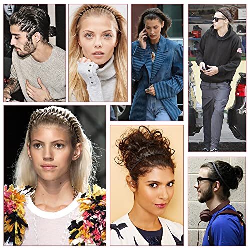 16 STKS Metalen Hoofdbanden voor Mannen en Vrouwen, Multi-stijl Non Slip Elastische Haarbanden Mode Sprorts Haarband… - Image 8